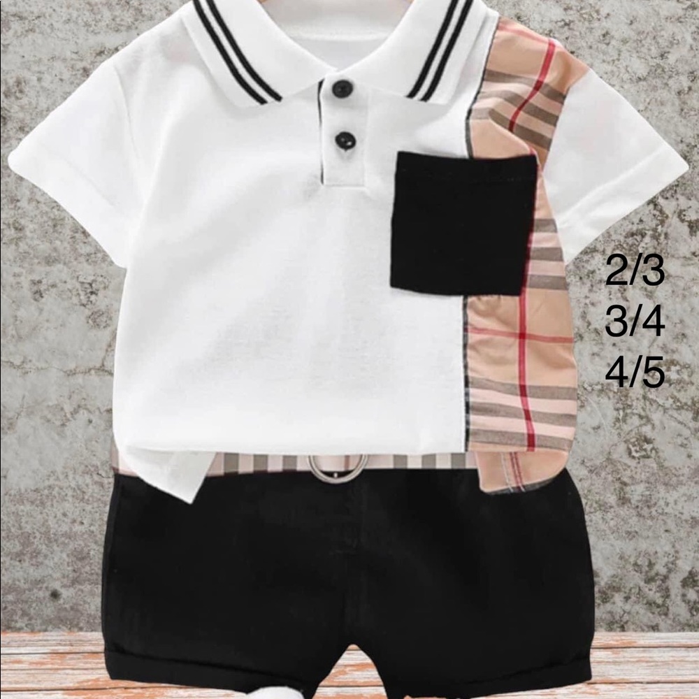Boys 3 piece outfit